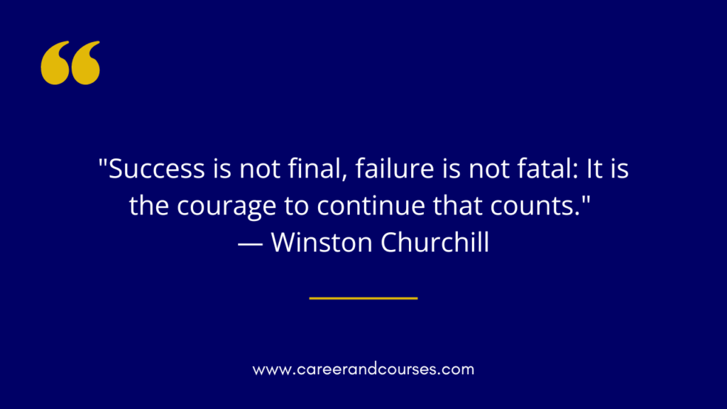 Encouragement NEET Motivational Quotes from Winston Churchill