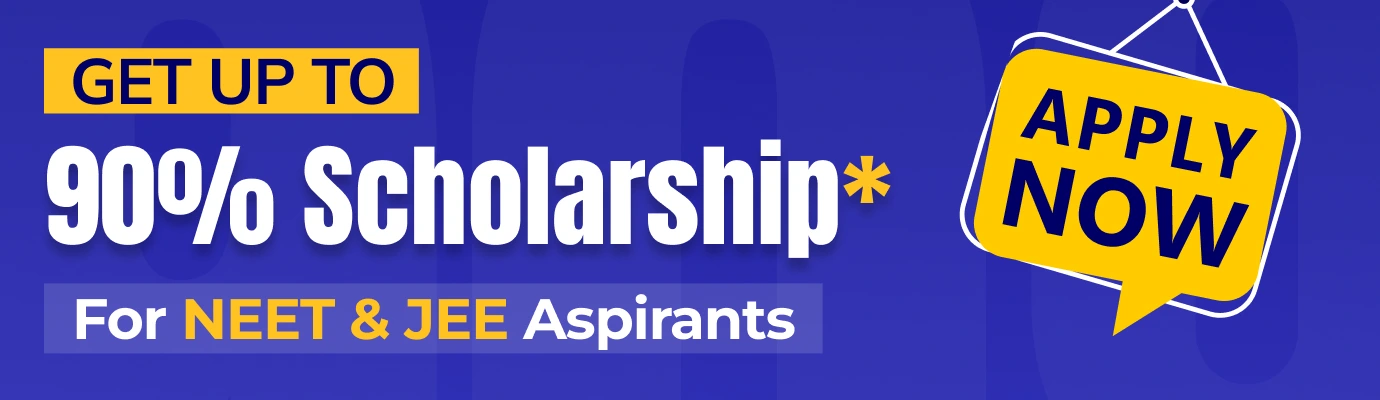 90% scholarship banner